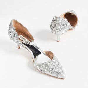 Badgley Mischka Ginny Pointed Toe D'Orsay Evening Shoe